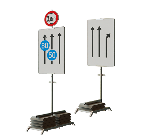 Mount for traffic signs