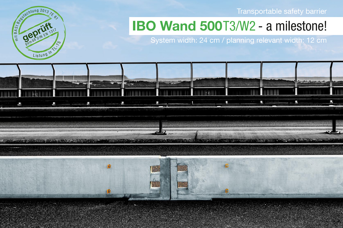 IBO Wand 500 Transportable Schutzeinrichtung T3/W2